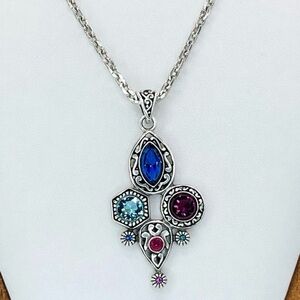 Brighton Elora Gems cubist necklace with gorgeous crystals NWT and Brighton box